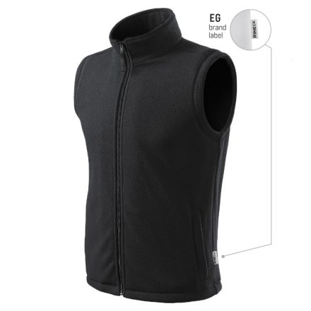 mlf_518EG12 Next polár mellény unisex ébenszürke 94 (brand label) XS