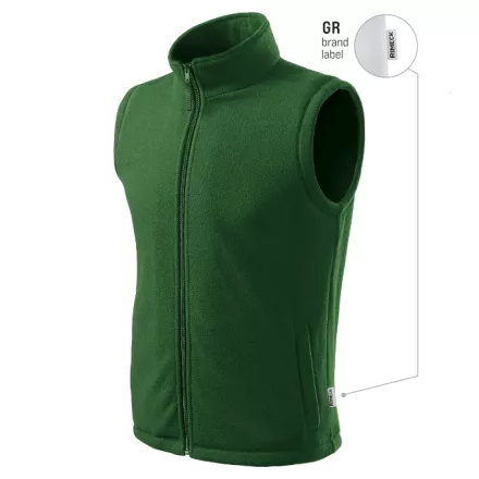 mlf_518GR12 Next polár mellény unisex üvegzöld 06 (brand label) XS