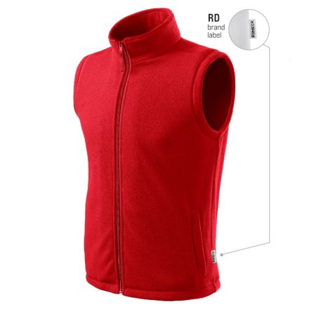 mlf_518RD12 Next polár mellény unisex piros 07 (brand label) XS