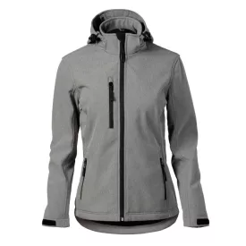   mlf_5211213 Performance softshell kabát női sötétszürke melírozott S