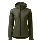 Performance softshell kabát női military XS