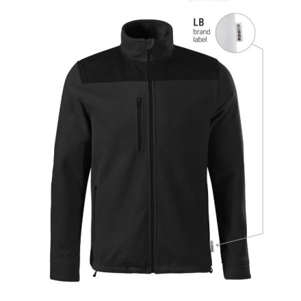mlf_530LB13 Effect polár unisex fekete 01 (brand label) S