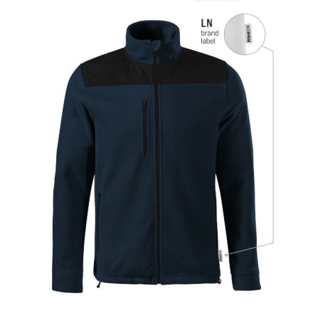 mlf_530LN13 Effect polár unisex tengerészkék 02 (brand label) S