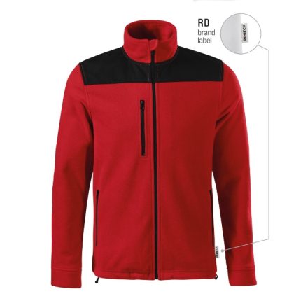 mlf_530RD13 Effect polár unisex piros 07 (brand label) S