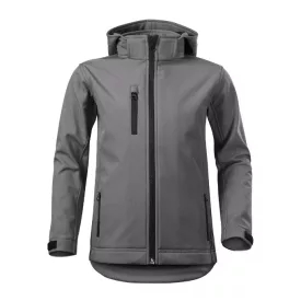   mlf_5353607 Performance softshell kabát gyerek acélszürke 158 cm/12 éves
