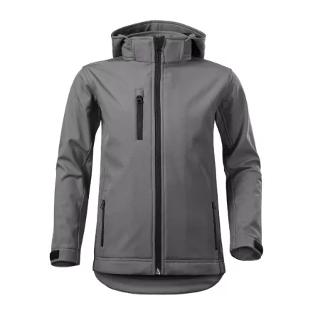 mlf_5353607 Performance softshell kabát gyerek acélszürke 158 cm/12 éves