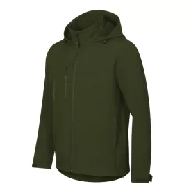 Trail softshell kabát férfi military S