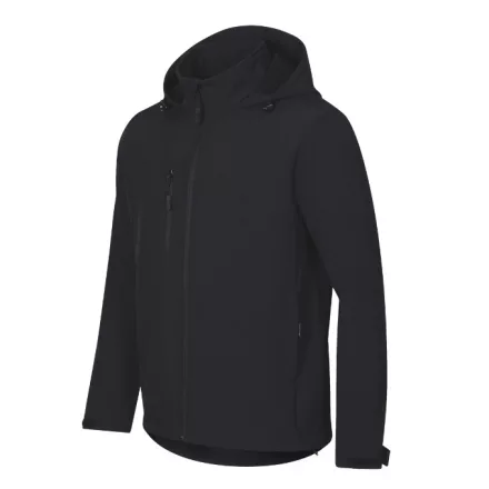 Trail softshell kabát férfi ébenszürke L