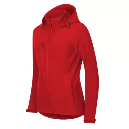 Trail softshell kabát női piros XL