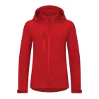 Trail softshell kabát női piros XL