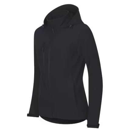 Trail softshell kabát női ébenszürke 3XL