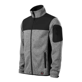 mlf_550C313 Casual softshell kabát férfi knit light gray S