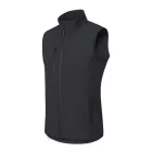 Trail softshell mellény férfi ébenszürke M