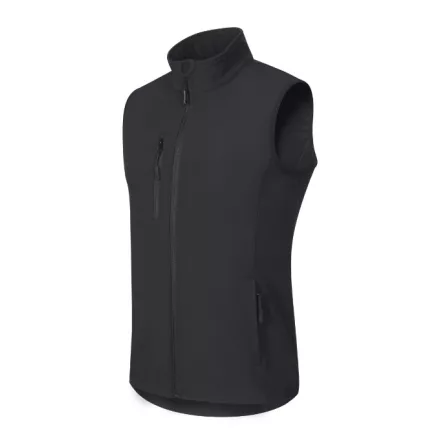 Trail softshell mellény férfi ébenszürke 4XL