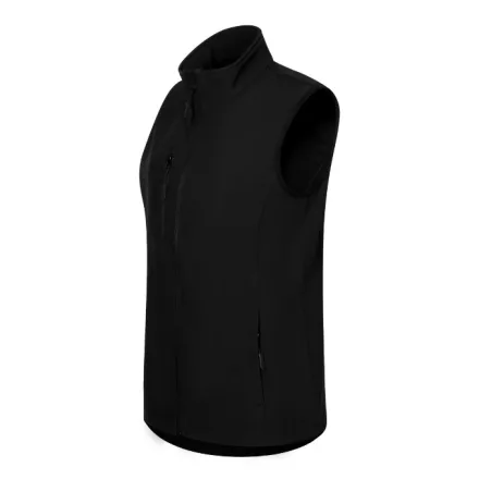 Trail softshell mellény női fekete XL