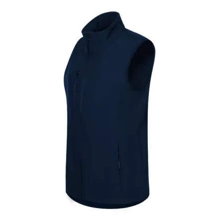 Trail softshell mellény női tengerészkék M
