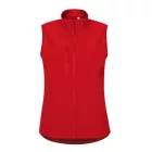 Trail softshell mellény női piros L