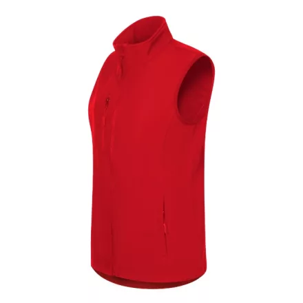 Trail softshell mellény női piros 3XL