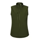 Trail softshell mellény női military XS