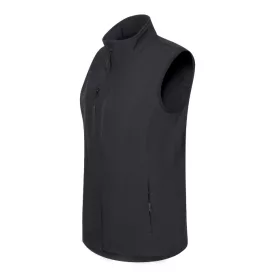 Trail softshell mellény női ébenszürke XS