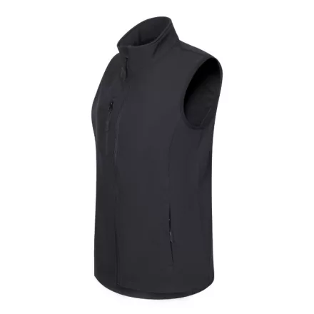 Trail softshell mellény női ébenszürke S
