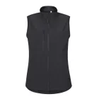 Trail softshell mellény női ébenszürke XL