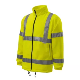   mlf_5V19714 HV Fleece Jacket polár unisex fluoreszkáló sárga M