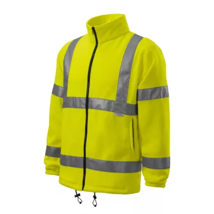 mlf_5V19716 HV Fleece Jacket polár unisex fluoreszkáló sárga XL