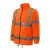 mlf_5V19818 HV Fleece Jacket polár unisex fluoreszkáló narancssárga 3XL