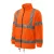 mlf_5V19818 HV Fleece Jacket polár unisex fluoreszkáló narancssárga 3XL