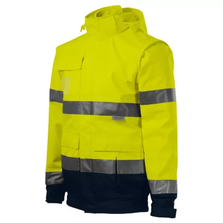 mlf_5V29716 HV Guard 4 in 1 jacket unisex fluoreszkáló sárga XL