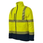mlf_5V39718 HV Drop softshell kabát unisex fluoreszkáló sárga 3XL