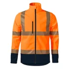 mlf_5V39816 HV Drop softshell kabát unisex fluoreszkáló narancssárga XL