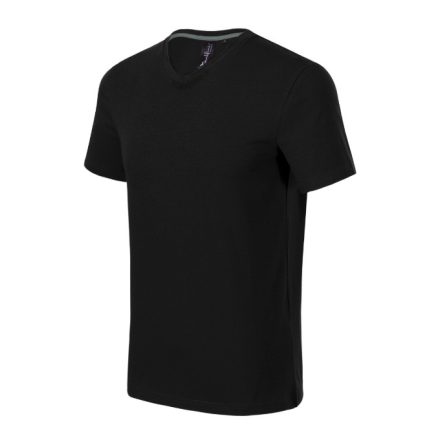 mlf_7000113 Action V-neck póló férfi fekete S