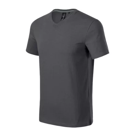 mlf_7008313 Action V-neck póló férfi light anthracite S