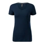 mlf_7010215 Action V-neck póló női tengerészkék L