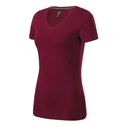mlf_7018616 Action V-neck póló női garnet XL