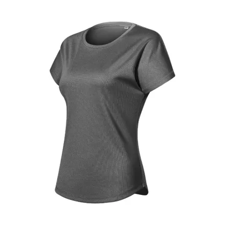 mlf_811M114 Chance (GRS) póló női fekete melírozott M