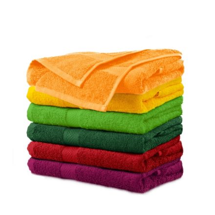 mlf_903A201 Towel 450 törülköző unisex mandarinsárga 50 x 100 cm