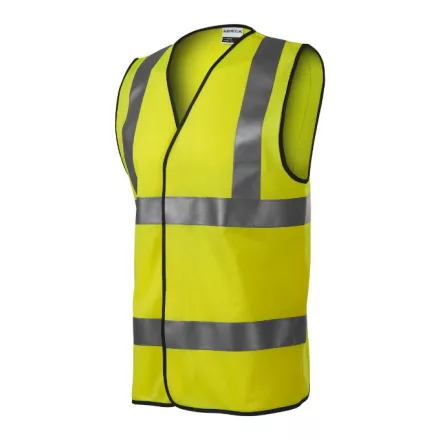 mlf_9V39717 HV Bright biztonsági mellény unisex fluoreszkáló sárga 2XL
