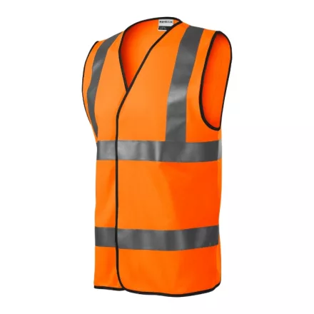 mlf_9V39814 HV Bright biztonsági mellény unisex fluoreszkáló narancssárga M