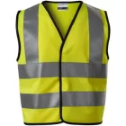 mlf_9V49731 HV Bright biztonsági mellény gyerek fluoreszkáló sárga 104 - 128 cm/4 - 6 éves