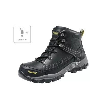 Bickz 204 W magasszárú unisex fekete 40