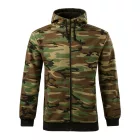 mlf_C193315 Camo Zipper felső férfi barna terepszín L