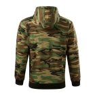 mlf_C193318 Camo Zipper felső férfi barna terepszín 3XL