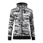 mlf_C203212 Camo Zipper felső női szürke terepszín XS