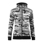 mlf_C203214 Camo Zipper felső női szürke terepszín M