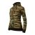 mlf_C203316 Camo Zipper felső női barna terepszín XL