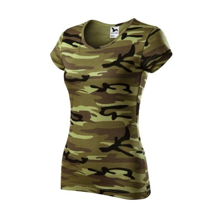 mlf_C223412 Camo Pure póló női zöld terepszín XS