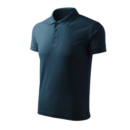 mlf_F030215 Pique Polo Free galléros póló férfi tengerészkék L